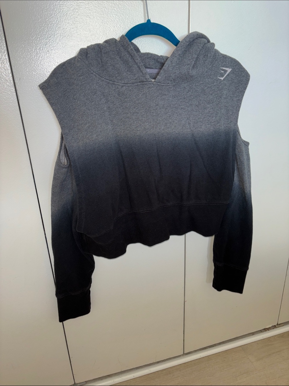 Gymshark Ombré Cirrus Cropped Hoodie